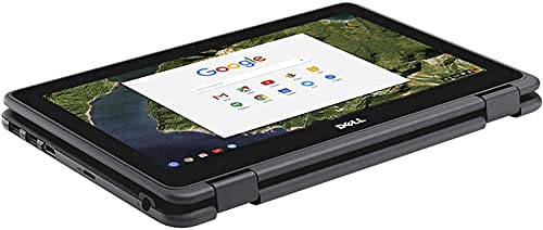 2021 Dell 29,5 cm convertible 2 en 1 pantalla táctil Chromebook, procesador Intel Celeron hasta 2,48 GHz, 4 GB RAM 16 GB SSD, HDMI, Chrome OS, unidad USB SDTK de 16 GB (Reacondicionado)